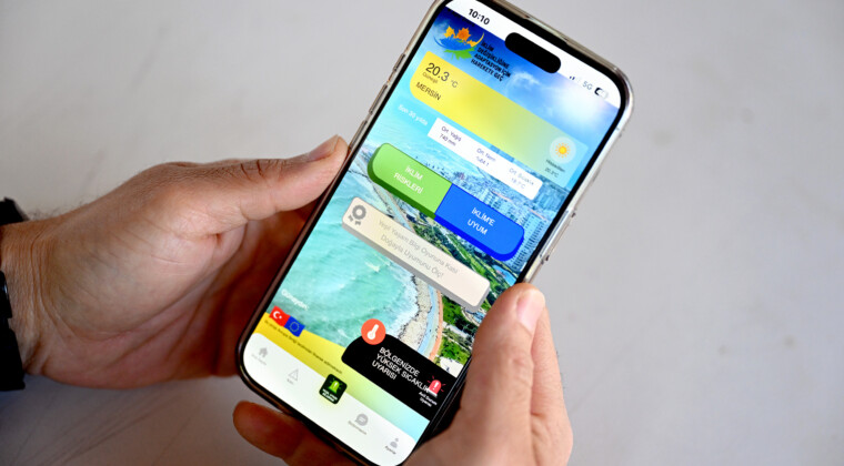 MERSİN BÜYÜKŞEHİR BELEDİYESİ ‘ÇEVRESİN’ MOBİL UYGULAMASINI KULLANIMA SUNDU