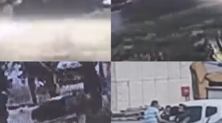 Tır otomobili metrelerce sürükledi: 2 yaralı