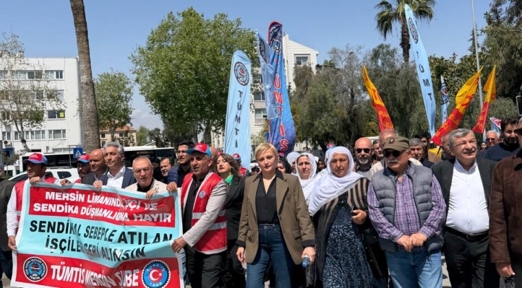 Mersin Uluslararası Liman İşçilerinin 103. Gününü Geride Bırakan Direnişlerindeydik