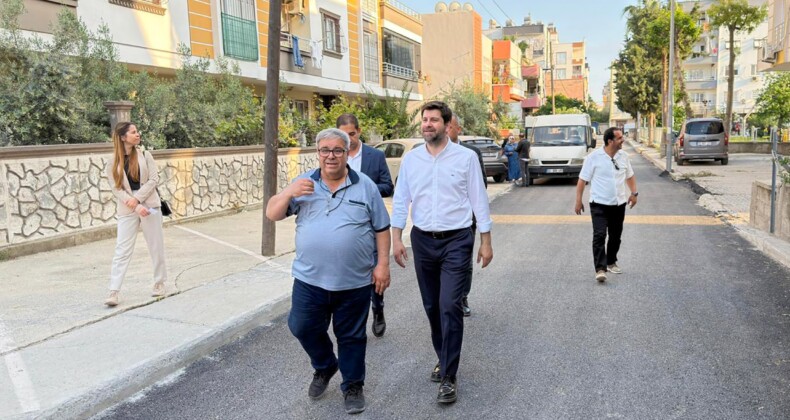 Tarsus’ta yol yenileme çalışmaları hız kesmiyor