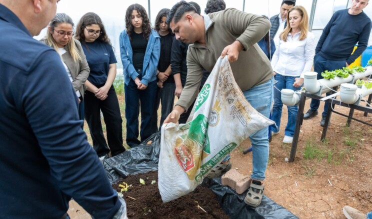 Yenişehir’den eğitime ‘Yeşil’ destek Yeşil okul, akıllı tarım Geleceğin tarımı okul bahçesinde!