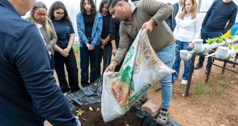 Yenişehir’den eğitime ‘Yeşil’ destek Yeşil okul, akıllı tarım Geleceğin tarımı okul bahçesinde!