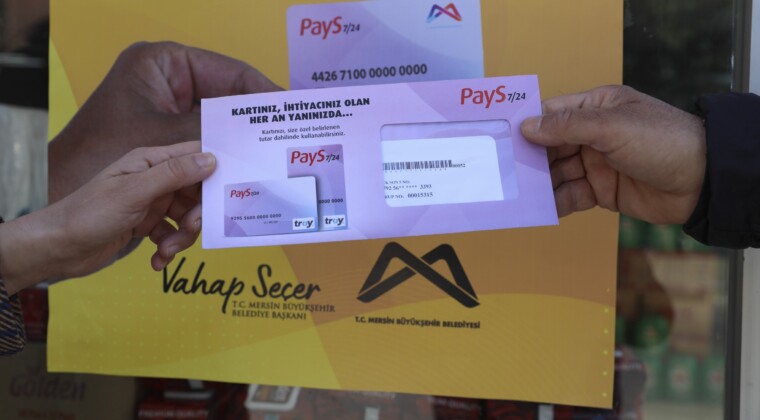 Halk Kart ile Mersin’de hem vatandaşa hem esnafa destek