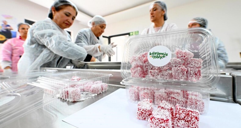 Mersin’de kan portakallı lokum üretildi