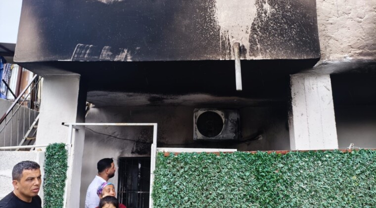 Klima patladı, evde yangın çıktı