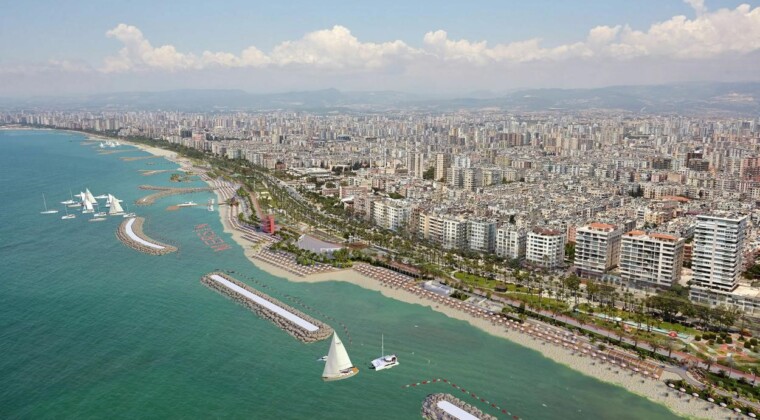 Mersin’de sahil hattına ‘Plaj Mersin’ projesi