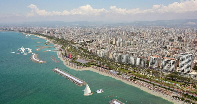 Mersin’de sahil hattına ‘Plaj Mersin’ projesi