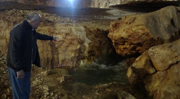 Cennet Obruğu’ndan 13 yıl sonra su çıktı