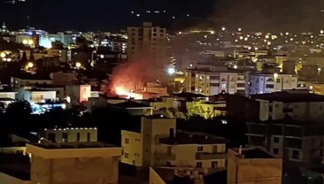 Mersin’de ev yangını