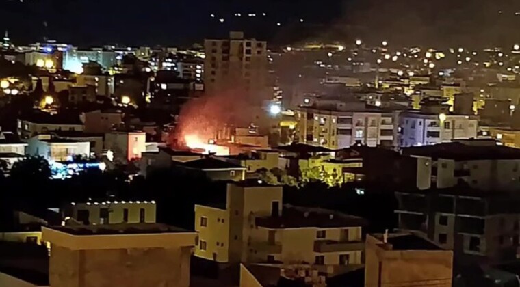 Mersin’de ev yangını