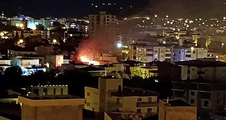 Mersin’de ev yangını