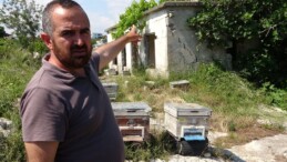 KAMERA ŞÜPHELİNİN FOTOĞRAFINI ÇEKTİ: ARILIĞA GİREN ŞAHIS, KAMERAYA ZARAR VERDİ