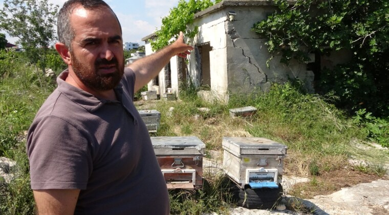 KAMERA ŞÜPHELİNİN FOTOĞRAFINI ÇEKTİ: ARILIĞA GİREN ŞAHIS, KAMERAYA ZARAR VERDİ