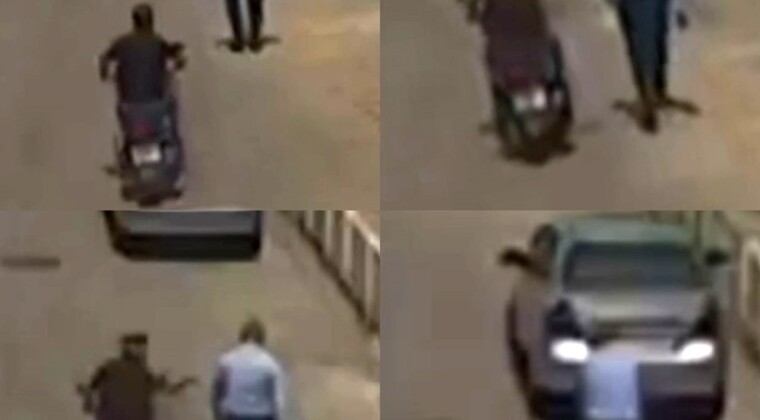 YOLDA GİDEN ŞAHSIN KOLUNA BIÇAKLA KESİK ATAN ŞÜPHELİ YAKALANDI