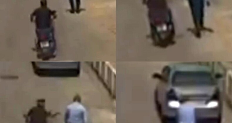 YOLDA GİDEN ŞAHSIN KOLUNA BIÇAKLA KESİK ATAN ŞÜPHELİ YAKALANDI